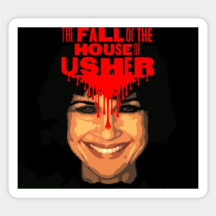 The Fall of the House of Usher Carla Gugino skull mask Sticker